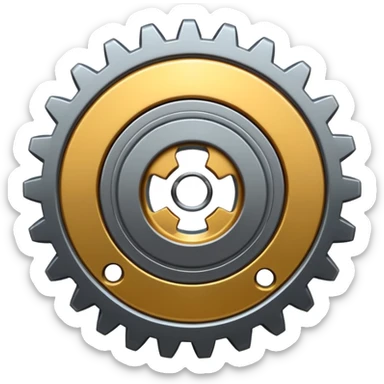 Pignon de mécanique sticker