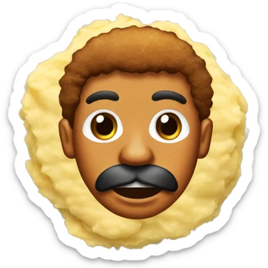 Milanesa with mashed potatoes sticker