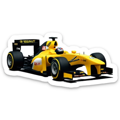 Renault f1 car 2010 sticker