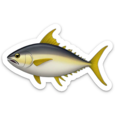A Zipper-Mouth Faced tuna  sticker