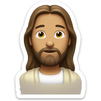 jesus christ pray sticker