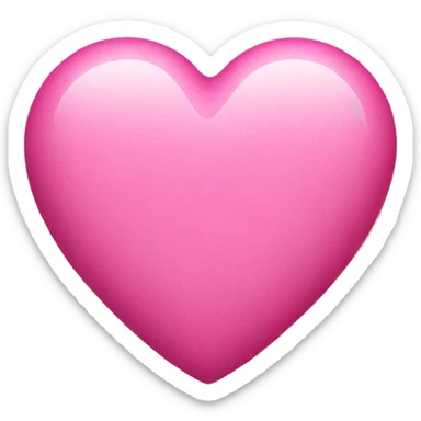 pink heart sticker
