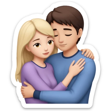 intimate moment between lovers sticker