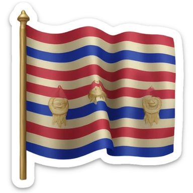 Assyrian flag sticker