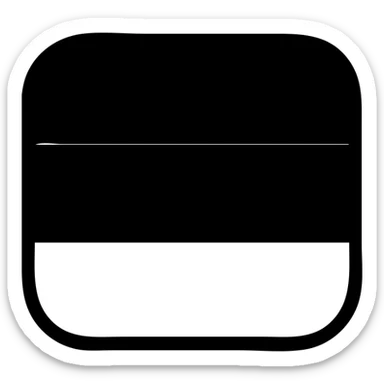 Germany FRG country flag solid filled icon sticker