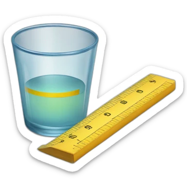 measure-water-with-yellow-ruler sticker