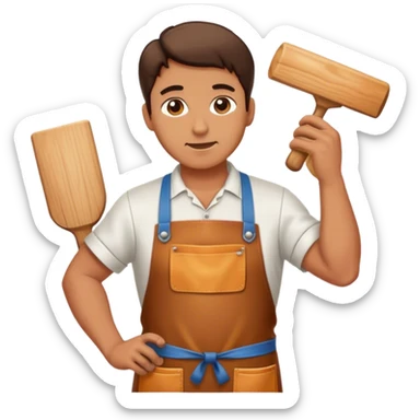 Woodworker sticker