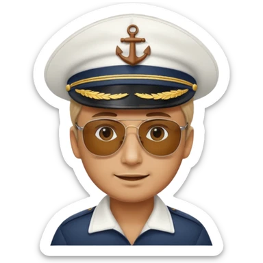 Hock player on sailboat sticker