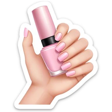 Light Pink nail polish sticker