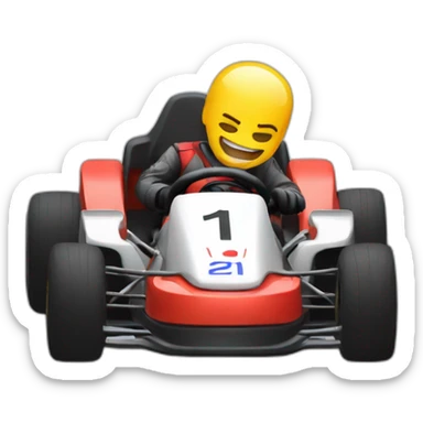 circuit karting sticker