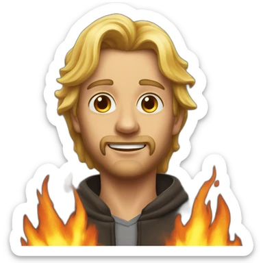 die kastanien aus dem Feuer holen sticker