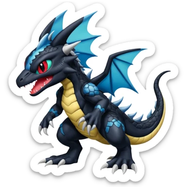 Venom-Stitch-Zekrom-Salandit-Sneasel-fusion, full body sticker