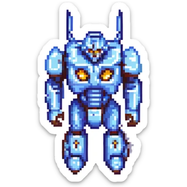 Transformer rainbow sticker