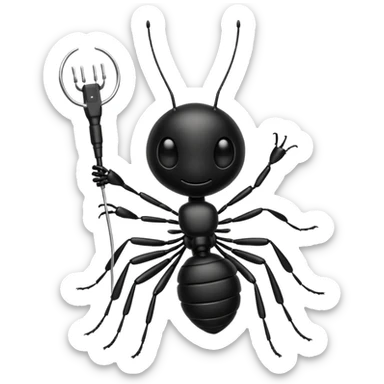 mr ant tenna sticker