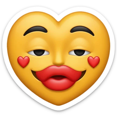 Lazando beso sticker