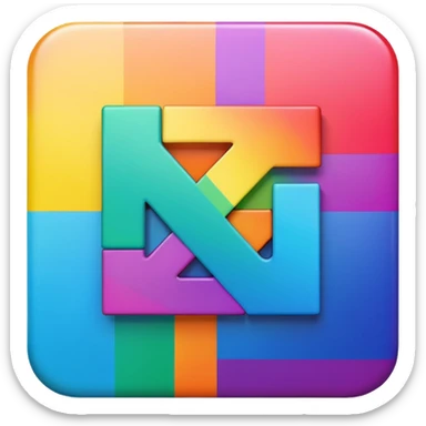 A rainbow swastika sticker