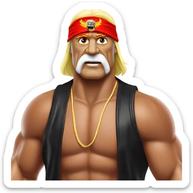 Hulk hogan sticker