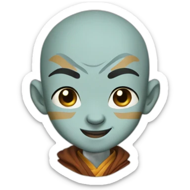 Aang from Avatar The Last Airbender sticker