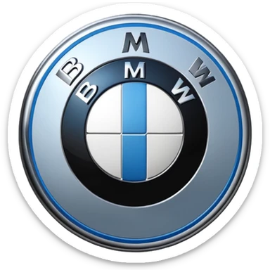 Bmw logo sticker