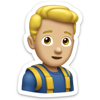 Vault boy sticker