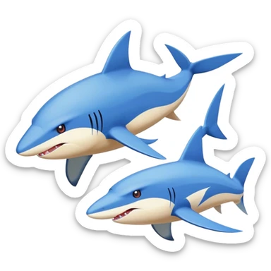 Latios-Sharpedo-Gabite Full Body sticker