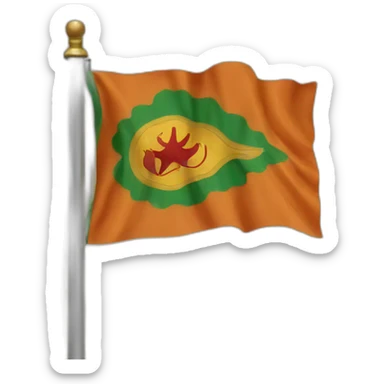 The flag of berbère sticker