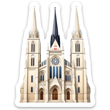 zagreb cathedral sticker