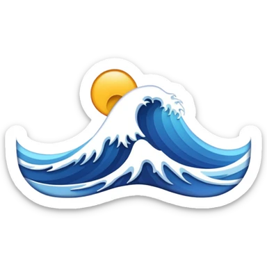 a gentle cadence/wave that suggests repetition sticker