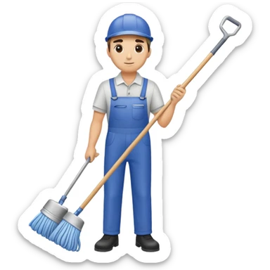 Janitor sticker