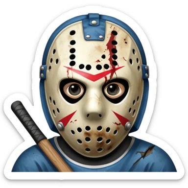 Jason Voorhees sticker