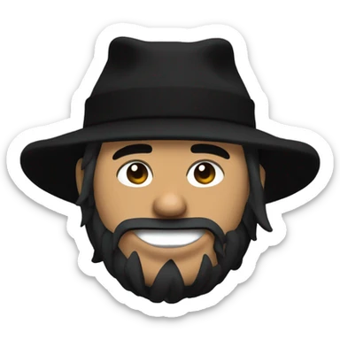 wenda from incredibox sprunki with a black hat sticker