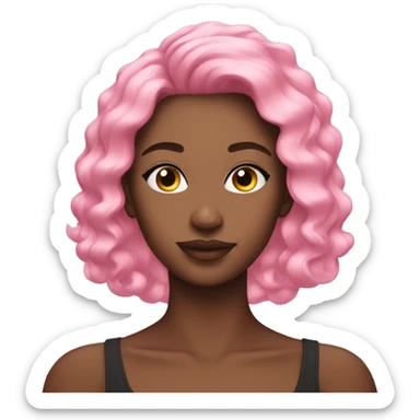 Haircare pinkish sticker