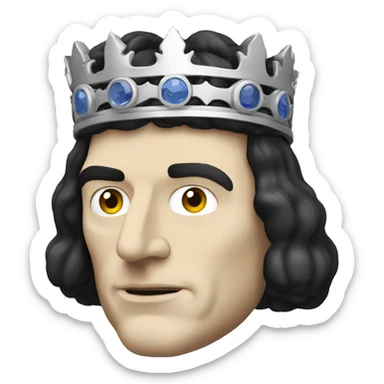 king richard iii bust sticker