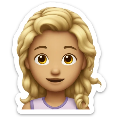 Kids in morning  sticker