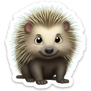 Baby porcupine  sticker