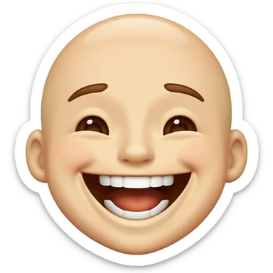 Crashing out jokingly  sticker