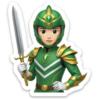 Green ranger 😏 sticker