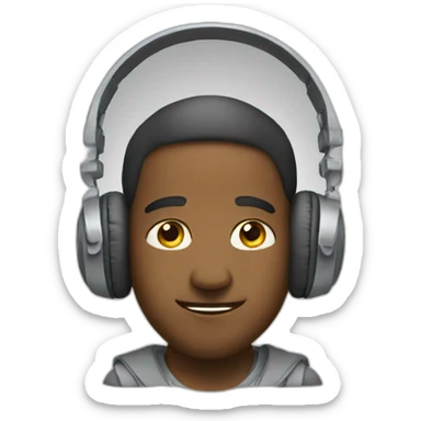 Soul in the headphones sticker