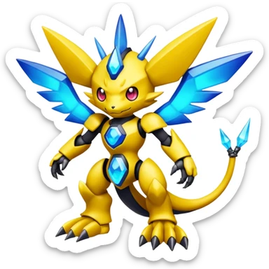  Pokémon-Fakémon-Spectrobes-Digimon-fusion (full body) sticker