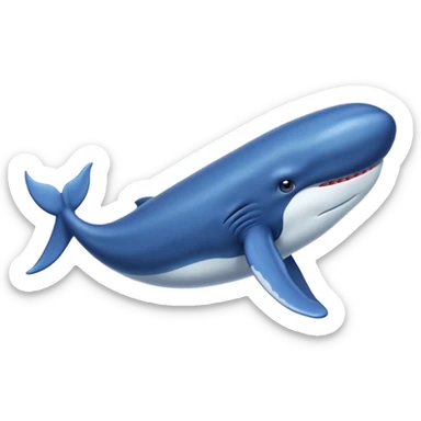Baleine à bleu réalise les mieux aide toi de internet sticker