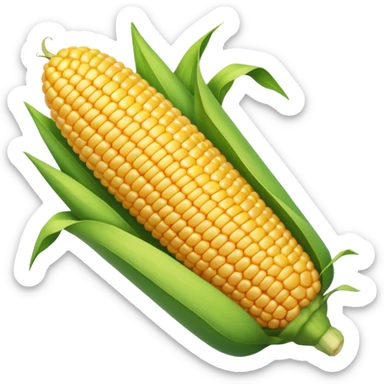 Corn ball sticker