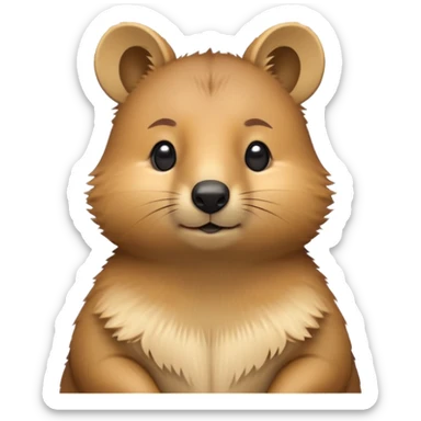 cinematic-noble-quokka-portrait-emoji,-poised-and-regal,-with-a-compact,-endearing-build-and-a-smooth,-well-groomed-brown-fur-that-glows-with-a-hint-of-golden-warmth,-deep-set-soulful-eyes-radiating-kindness,-simplified-yet-sharp sticker