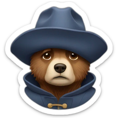sad-paddington sticker