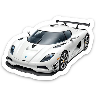 koenigsegg logo ghost sticker