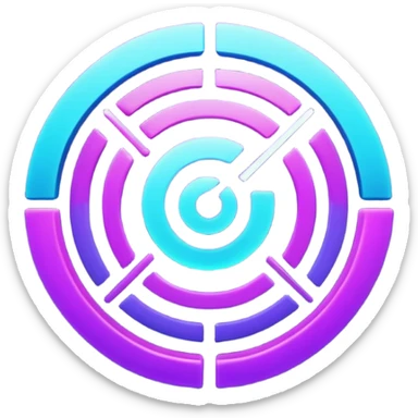 Teletech logo rave  sticker