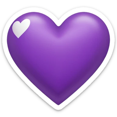 Puedes crear un corazón morado que el centro tenga la frase Army forever  sticker