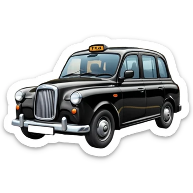 london black taxi sticker