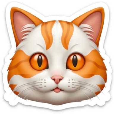 Cat nodding  sticker