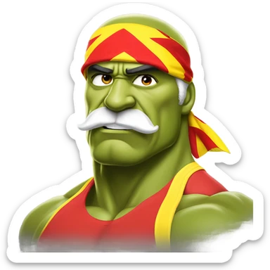 Hulk hogan  sticker