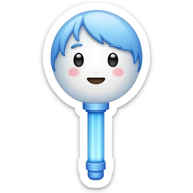 Emoji que represente la burbuja del lightstick del grupo de kpop Straykids  sticker